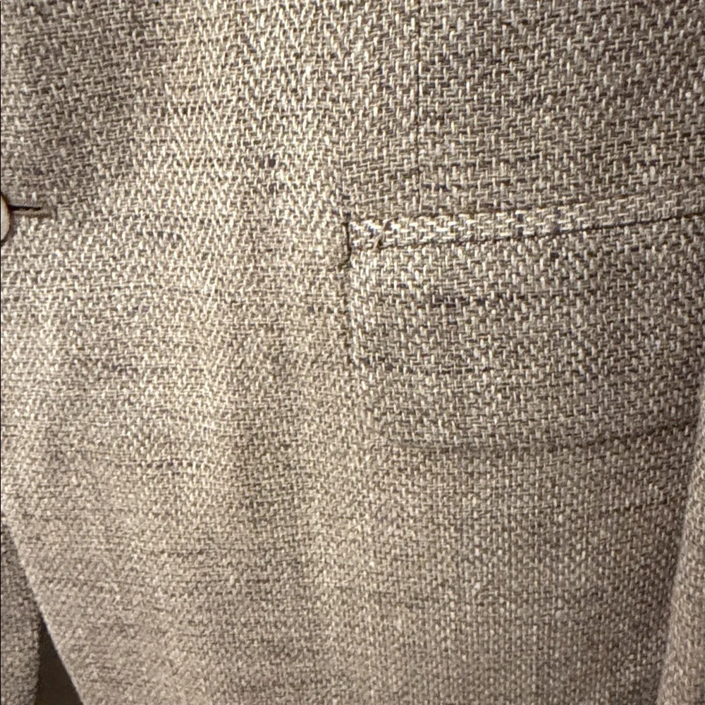 Stafford Light Brown Blazer 100% silk